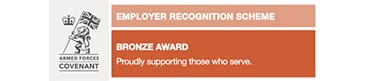 Armed Forces Covenant Employer Recognition Scheme Banner logo - SIPS Education